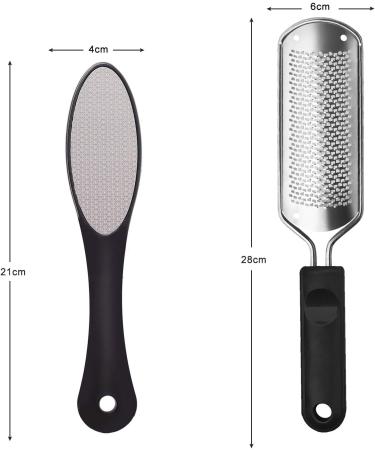 Folai Callus Files - Ergonomic Stainless Steel Horn Skin Remover for Ultimate Foot Care & Pedicure - Non-Slip Handle - Buy Online on GoSupps.com