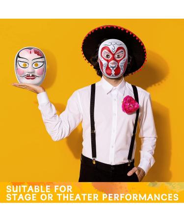 50 Pcs Blank White Paper Mache Masks for DIY Crafts & Masquerade Decor - Paintable, Costume, Art, Cosplay, Dance Party - Men, Women, Kids - Buy Online on GoSupps.com