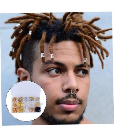FRCOLOR Decorative Beads Dreadlocks Hair Beads Hair Cuffs Tubes Dreadlocks Ring Hip Hop Hair Decorations Dread Locks Ring Dreadlocks Braiding Beads Accessories Headband Big Hole Wig - Buy Online on GoSupps.com