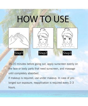 Hyaluronic Acid Watery Sun Gel Korean Sunscreen Sun Cream Hyaluronic Acid SPF50+ Pa++++ Sunscreen Korean SPF 50 Face Moisturiser Waterproof Face Sun Cream SPF 50 Moisturizing Korean Sunscreen Stick - Buy Online on GoSupps.com
