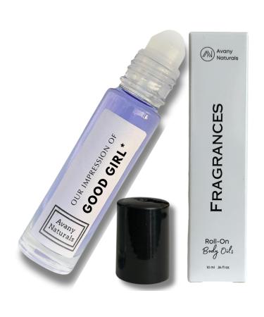 Vanilla Perfume Samples for Women - Vanilla Body Oil Fragrance for Skin Roll On Mini Perfume Sampler Travel Size 10 ml 1/3 oz (Good Girl)