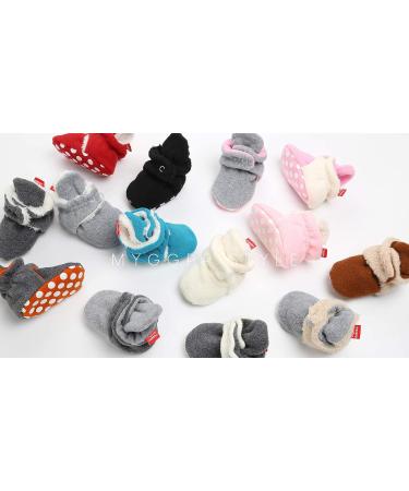 EDOTON Unisex Newborn Winter Boots - Soft Stay On Adjustable Bootie Sock, Blue (12-18 Months) - Buy Online on GoSupps.com
