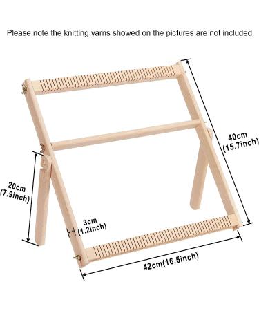 Large Wooden Multi-Craft Weaving Loom - 16.5 x 15.7 inches - DIY Tapestry Art for Kids, Beginners & Experts - Buy Online on GoSupps.com