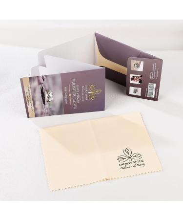 Buy ENERGY STONE Silver and Gold Restoration Polishing Cloth - Anti-Tarnish Cleaner for Precious Metals & Fine Valuables - Lasting Shine for Silverware & Coins - Buy Online on GoSupps.com