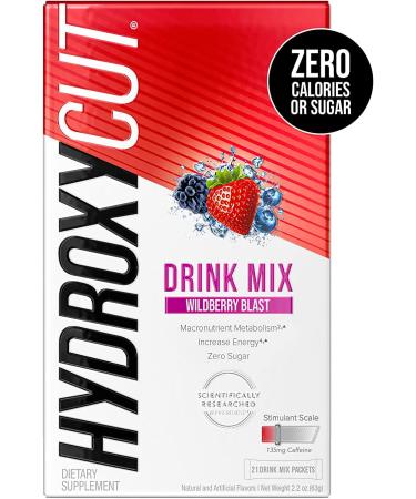 Hydroxycut Weight Loss Drink Mix - Wildberry Blast - 21 Packets - Buy Online on GoSupps.com