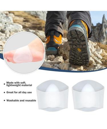 Silicon Compression Arch Support Sleeves - Plantar Fasciitis Relief for Flat Feet, Fallen Arches, Achy Feet - 2 Pairs Universal Size for Men and Women - Buy Online on GoSupps.com