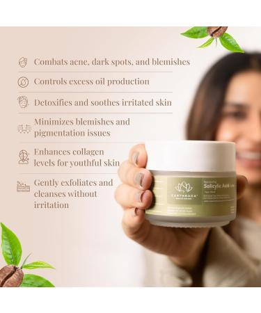 Rejuvenating Salicylic Acid Coffee Face Mask 100g | Glowing Skin for Men & Women | Natural & Organic | Removes Dead Skin & Fades Acne Marks - Buy Online on GoSupps.com