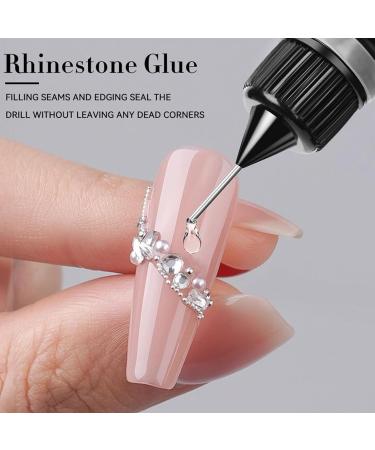 Generisch Rhinestone Glue Gel 3D Gel Nail A-Rt Super Rhinestone Glue for Nails for 3D Nails Gems Beads Nail Arts Jewellery Hardened Needs Nail A-Rt DIY at Home - Buy Online on GoSupps.com