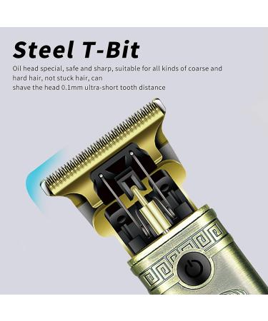 Men's Hair Clipper Professional Electric Beard Trimmer Wireless Shaver LED Screen Rechargeable Silent for Gift Men Salon - Buy Online on GoSupps.com