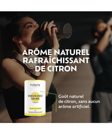 foodspring - Endurance Drink Electrolyte Powder 400g Lemon Blend - Hydration Powder for Sport Endurance & Energy - Buy Online on GoSupps.com