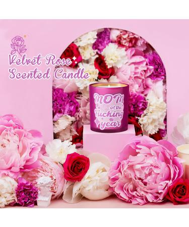 Funny Scented Candle for Mom - SALUBRITO Mother's Day Gift | Velvet Rose Aromatherapy Candle | 10oz Soy Wax Birthday Candle - Buy Online on GoSupps.com