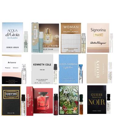 12 Women's Designer Fragrance - 12 Perfume Vials collection - Buy Online on GoSupps.com