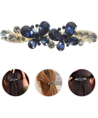 FOMIYES Rhinestones Hair Barrette Spring Hair Clip Glitter Barrette Women Decorative Barrette - Buy Online on GoSupps.com
