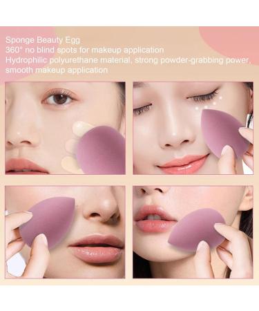 Lueear Makeup Sponge Set | Soft Blending Sponge for Foundation Versatile Powder Puff & Beauty Sponge Wet & Dry Use for Birthday New Year Pink - Buy Online on GoSupps.com
