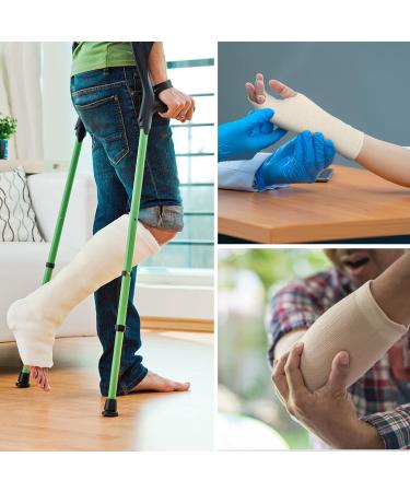 Elastic Hose Compression Bandage for Large Knees & Medium to Large Calves - 8.75cm x 10m | Supportive Cotton & Elastaan | International Shipping - Buy Online on GoSupps.com