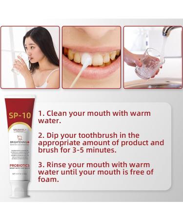 Probiotic Toothpaste 140g Whitening Reduces Yellowing Stain Removal Formula Freshens Breath Supports Gum Health Natural Wellness Toothpaste for the - Buy Online on GoSupps.com
