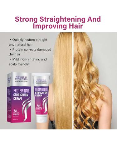 Silk & Gloss Hair Straightener Cream - Protein Treatment for Smooth & Nourishing Hair - Buy Online on GoSupps.com