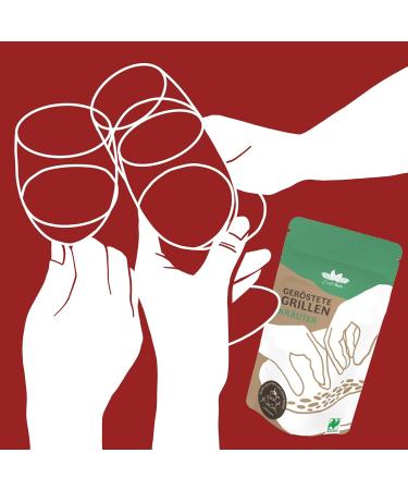 Entosus Dried & Roasted Grilling Snacks - Herb Flavor 5x20g | Crunchy Insect Protein Alternative & Sustainable Meat Substitute | Buy Online in Germany - Buy Online on GoSupps.com