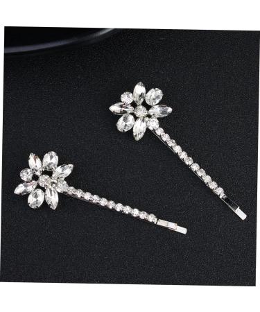 Angoily 6 Pairs Bridal Rhinestone Barrette Highlights Hair Dye Kit Bridal Hair Clip Rhinestones Bobby Pin Hair Accessories for Bride Flower Headpiece Miss The Flowers Zinc Alloy Hair up - Buy Online on GoSupps.com