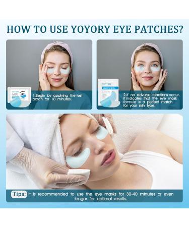 Under Eye Patches for Dark Circles & Puffiness - Hydrating Treatment with Hyaluronic Acid & Collagen (30 Pcs - Buy Online on GoSupps.com