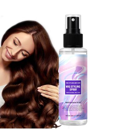 Spray de perruque humide suppression des cheveux boucl s apr s-shampoing l ger non touffant brume extensions de cheveux synth tiques naturels traitement nutrition et sans enchev trement