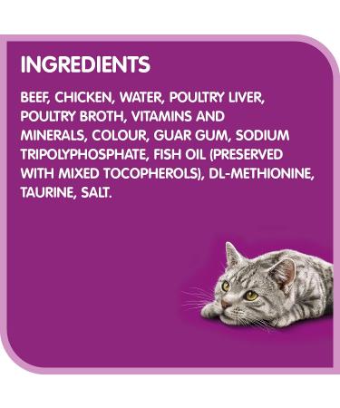Whiskas Perfect Portions Wet Cat Food Pat - Beef - 75g (24 Pack) Pat Beef 1 count (Pack of 24) - Buy Online on GoSupps.com