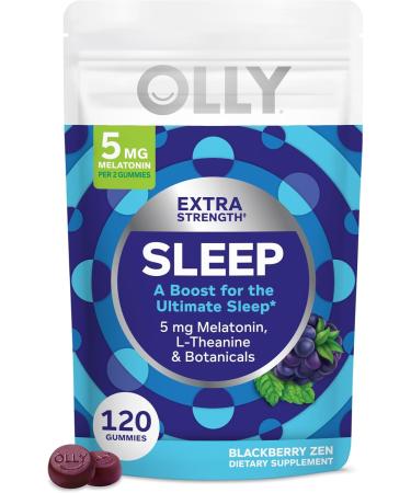 OLLY Extra Strength Sleep Gummy 5 mg Melatonin - 120 Gummies