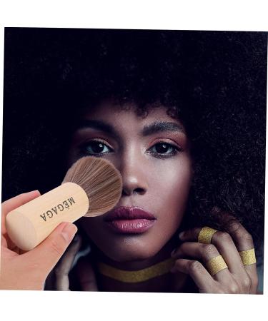 VINTORKY Record Cleaning Brush face Makeup Make up Foundation Makeup Brush Highlighter Makeup Brush Blending Foundation Miss Setting Powder Plastic Mix - Buy Online on GoSupps.com