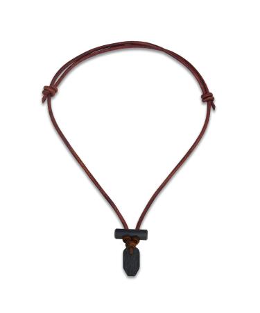 Wazoo The Bushcraft - The Original Fire Starter Necklace, Proudly Handcrafted in The USA Black Ceramic