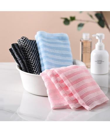 Extra Long Exfoliating Washcloth - Japanese Towel with Dual-Sided Body Scrubber - 100x25cm - Buy Online on GoSupps.com
