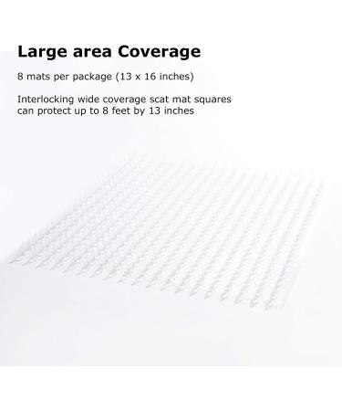 Mardili Cat & Dog Repellent Spike Scat Mats - Set of 8 Indoor/Outdoor Garden Scat Mats - Buy Online on GoSupps.com