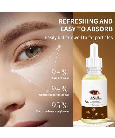 Caffeine Eye Serum Eye Serum for Puffy Eyes Eye Cream for Dark Circles and Puffy Eyes Eye Puffiness Reducer with Vitamin C Under Eye Firming Serum Anti Aging&Deep Hydration Eye Bags Remover Men&Women - Buy Online on GoSupps.com