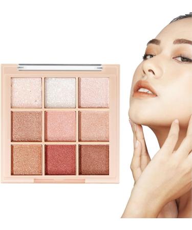  Zunishaone Eyeshadow Makeup Palette Set - Waterproof Matte Shades Shimmering Glitter Colors | 9 Color Pigment Palette Long Lasting Mixable Texture Perfect Beauty Kit P - Buy Online on GoSupps.com