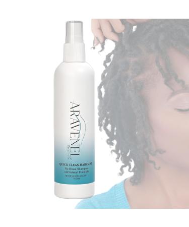 ARAVENEL Products Quick Clean Hair Mist 4oz NO RINSE Shampoo and Conditioner Mist. Spray  Wipe Clean and Go! For Braids  Locs  Scalps  Elderly Care  Post Workouts. Neutralizes Odors. Waterless Cleaning. No mess  no rinse... - Buy Online on GoSupps.com