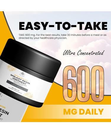 BIG TREE HERBALS Original Shilajit Resin Ointment - High Potency Gold Grade Balm for Men & Women Natural Energy & Wellness Boost 50G Pure Shilajit Extract - Buy Online on GoSupps.com