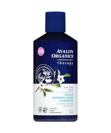 Avalon Organics Therapy Scalp Normalizing Shampoo  Tea Tree Mint  14 Oz - Buy Online on GoSupps.com