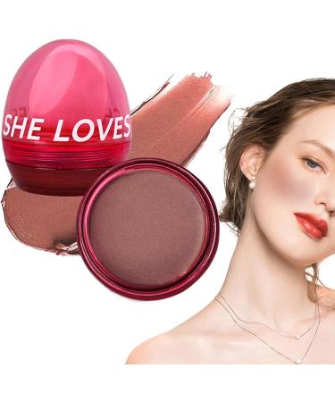 Blush Palette Long-Lasting Blushing Cream for Natural Makeup Cheeks Eyes Face Blusher Makeup Supplies for Shopping Home Working Dating Traveling Gathering Hondony 03# Dry Rose - Buy Online on GoSupps.com
