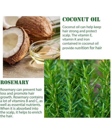 Rosemary Oil for Hair Hair Regrowth Serum Relieve Dry Damaged Hair to Target Hair Loss Rosemary Hair Serum for Hair Rapid Growth and Thickening Trengthen Hair Roots - Buy Online on GoSupps.com