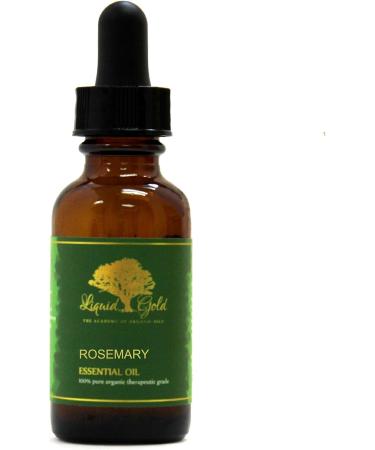 1.1 Oz with a Glass Dropper Premium Rosemary Essential Oil Pure Organic Natural Aromatherapy - Buy Online on GoSupps.com