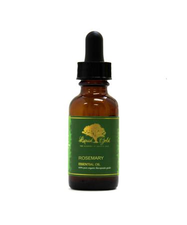 1.1 Oz with a Glass Dropper Premium Rosemary Essential Oil Pure Organic Natural Aromatherapy