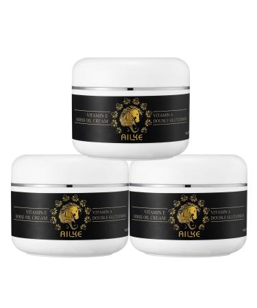 AILKE BOOST LUSTER AILKE Brightening cream for face body hands with glutathione vitamin A intensive moisturizer smooth and soft skin improves dull skin 100 ml pack of 3 3 pieces