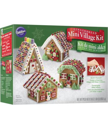 Wilton Mini Village Gingerbread House Kit - DIY Holiday Decorating Set - Buy Online on GoSupps.com