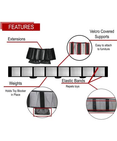 Shop Laminet Deluxe Toy Blocker - Prevents Toys from Disappearing Under Furniture | International Shipping Available - Buy Online on GoSupps.com