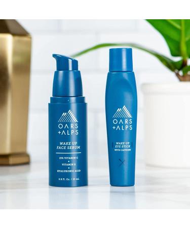 Oars + Alps Wake Up Eye Roller with Caffeine and Aloe Vera - Dermatologist Tested Skin Care for Puffiness - TSA Friendly, 0.5 Oz - Buy Online on GoSupps.com