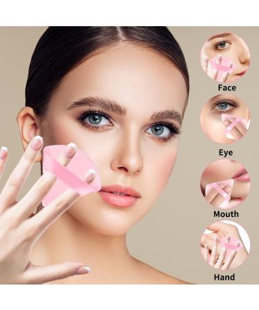Sibba Triangle Shape Powder Puff Set 3 Soft Cosmetic Sponges for Loose Powder & Foundation | Large Cotton Makeup Cushions (Pink) International Shipping Available - Buy Online on GoSupps.com