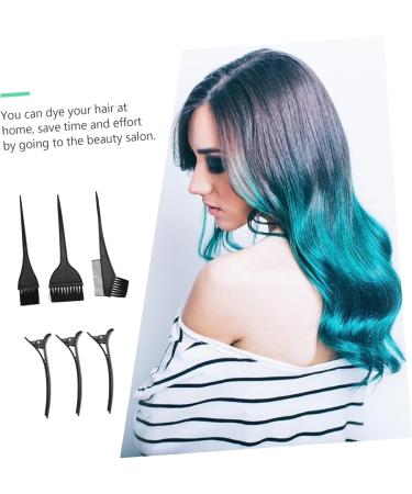 DOITOOL 1 Set Hair Coloring Tools Hair Dye Color Kit Hair Coloring Bowl Hair Dye Tools Hair Tinting Bowl Hair Dye Mixing Bowl Hair Dye Comb Salon Hair Dying Kit Hairpin Baking Oil Plastic 20.5x6cm Black - Buy Online on GoSupps.com