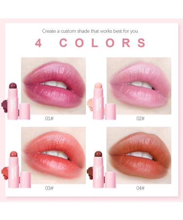 Buy Tinted Lip Balm - Hydrating Colored Moisturizer for Dark Lips Reduces Lip Wrinkles - Light Pink 4.8G/0.17Oz - Buy Online on GoSupps.com