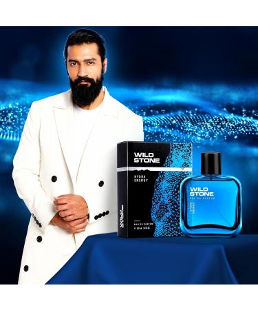 Wild Stonee Hydra Energy Premium Eau De Parfum for Men 100ml|Long Lasting Perfume|Luxury Perfume for Men - Buy Online on GoSupps.com