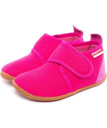 Giesswein Unisex Kid's Strass Slippers - Slim Fit High | 3 UK Child | Raspberry | Comfortable and Stylish - Buy Online on GoSupps.com