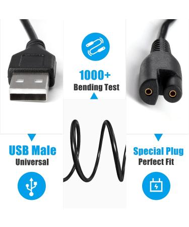 QOCO Charger for Water Flosser Kit - Replacement USB Charging Cable for Waterpik, Hangsun, Pecham - Compatible with WP450EC WP462EC GS8-1 Power Adapter - Buy Online on GoSupps.com